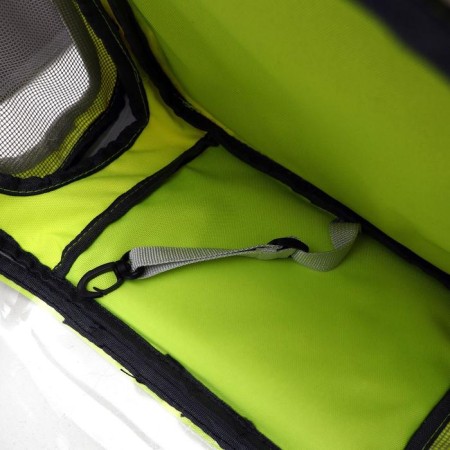 Backpack for carrying animals, transparent, 31 x 28 x 42 cm, yellow-13
