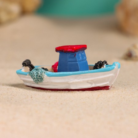 Souvenir ship "Fisherman" 5cm, mix
