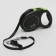 Roulette Flexi Black Design L (up to 50 kg) 5 m tape, black/green