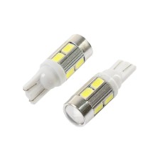 Auto Stuffing LED Cartage, T10 W5W, 12 V, 10 SMD-5630, set 2 pcs