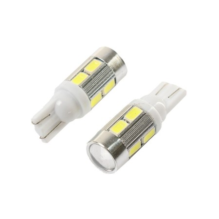 Auto Stuffing LED Cartage, T10 W5W, 12 V, 10 SMD-5630, set 2 pcs