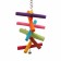 Toy for birds with beads and bell, 18 x 10 cm