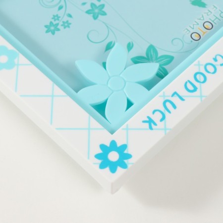Photo frame plastic 13x18 cm "Flower" blue 23x2x18 cm-2