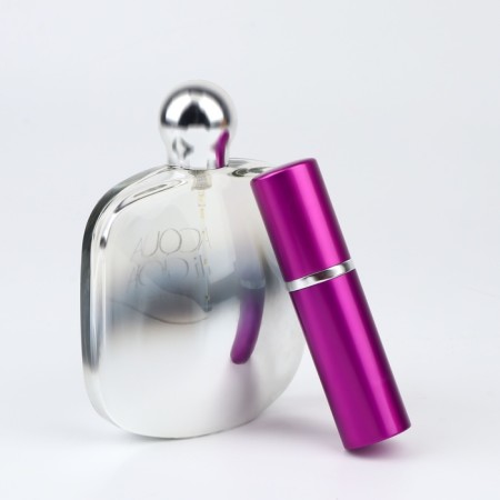 Perfume bottle, with a spray, 10 ml, purple color-12