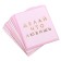 Set of stickers with foil "here and now", 7 × 6 cm
