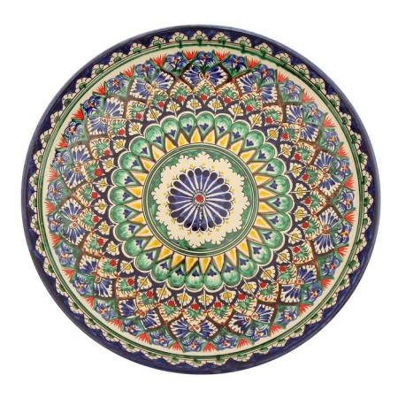 Largan Rishtan ceramics "Patterns", 31 cm, blue-8