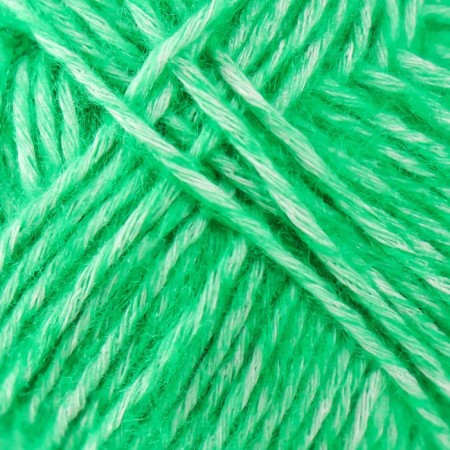Yarn "Denim Washed" 30% acrylic 70% cotton 130m/50g (909 bright greens)-2