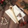 New Year. Set Gift shares Winter: white color, towel 35x60cm, HL 100%, VAF 220g/m2
