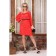 Women's dress, size 42, red color