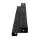 Holder for screwdrivers of various sizes, for 22 items, wall, black