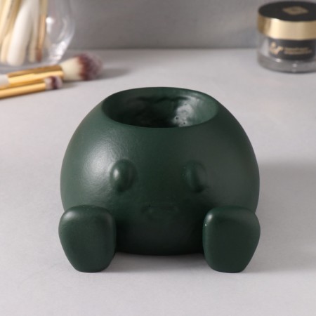 Interior item "Ball with eyes" 7*12cm emerald-1