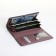 Women's wallet on magnet, purple color