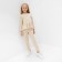 Kids (jumper, trousers) minku, beige color, height 110 cm