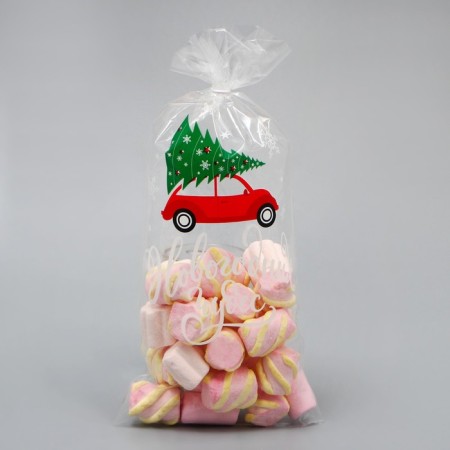 BOPP package "New Year's machine", 13 x 27 cm, New Year-1
