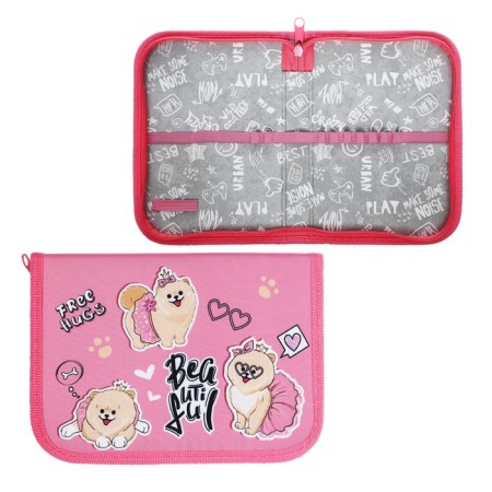 Penal 1 section, 130 x 190 x 30 mm, textile, PCT 04-20 Fashionable dogs "70617