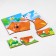 Puzzle split "Forest animals", 3 pictures in the frame