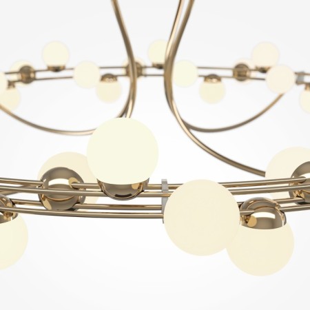 Ceiling Lamp Maytoni Mod081CL-L48G3K, LED, 72W, 80x80x25 cm, 5600lm, color gold-1