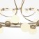 Ceiling Lamp Maytoni Mod081CL-L48G3K, LED, 72W, 80x80x25 cm, 5600lm, color gold