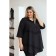 Female blouse, size 56, black color