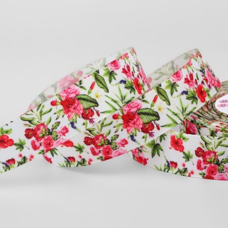 Republic tape "Tropical bouquet", 25 mm, 23 ± 1 m, multi -colored