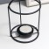Summary Metal for 1 candle "Loft. Botyl" black 18.5x9x9 cm