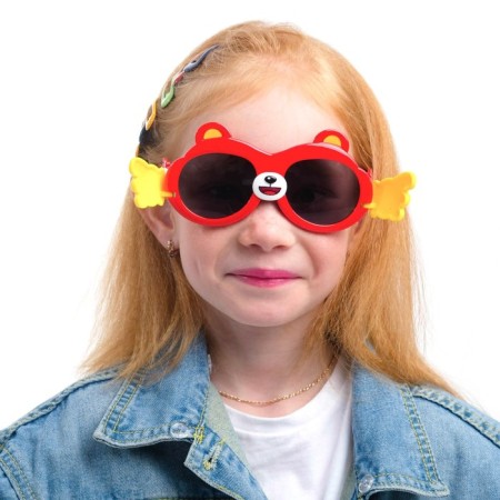 Children's glasses, polarization, TR90, lens 5x6 cm, width 14 cm, puff 13 cm-1