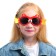 Children's glasses, polarization, TR90, lens 5x6 cm, width 14 cm, puff 13 cm