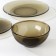 Set of basilico table, 44 items, brown color
