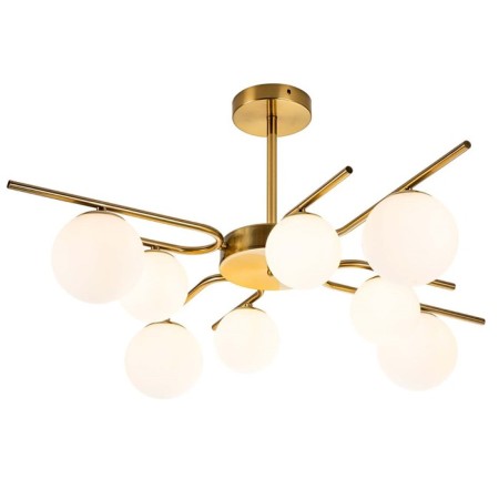 Lamp on the rod 8x40W G9, size 79x79x38 cm