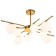 Lamp on the rod 8x40W G9, size 79x79x38 cm