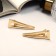 Liberty hair clip (set 2 pcs) corner, 5 cm, gold