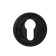 Lockland cylinder lining, round d = 53 mm, with fastening, black color black