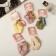 Hair elastic band "Emilia" (set of 3 pcs).