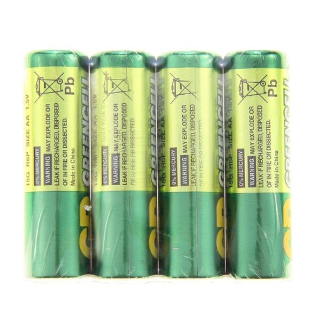 Salt battery GP Greencell Extra Heavy Duty, AA, R6-4S, 1.5V, Spike, 4 pcs.