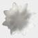 Porcelain salad Magistro "Blanche. Flower ", d = 30.6 cm, white color