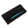 Switching handle, 0.7 mm, BrunovisConti Palermo, Blue rod, metal case Soft Touch turquoise, in case