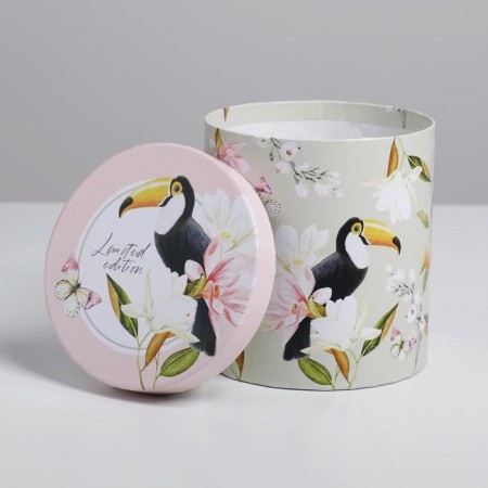 Set of boxes 5 in 1, gift packaging, Flowers, 13 x 14–19.5 x 22 cm-8