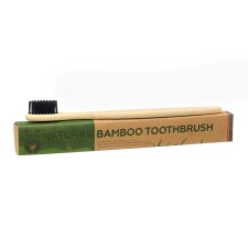 Bamboo toothbrush hard in the box, black