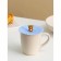 Silicon-sized lid Silicone shares "Bear", d = 11 cm, blue color
