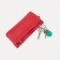 Women's wallet is a female on a zipper, the color is red