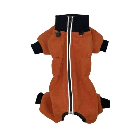 Combinasone for dogs (bitch), fleece p. 25 (DS 25 cm, Osh 24 cm, fire 28-40 cm), orange-1