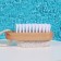 Pumse for pedicure with a brush, with a suspension, artificial bristles, 9.5 × 4 cm, in a box, brown color