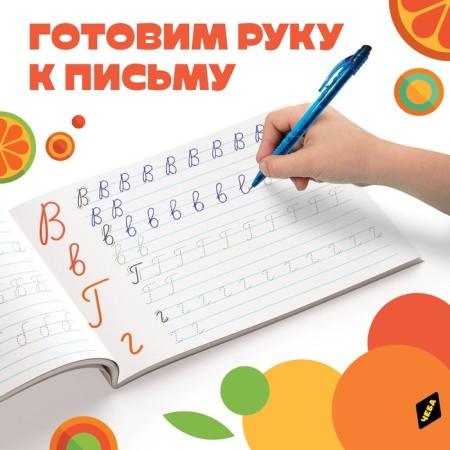 A set of “Learning to write” copies, 4 pcs. 20 p., A5, Cheburashka-2