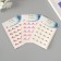 A set of corners with a pocket for photos 24 corners "Butterflies" mix 12.5x9 cm