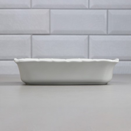 Baking form, 1.1 l, rectangular, porcelain, Iran-1