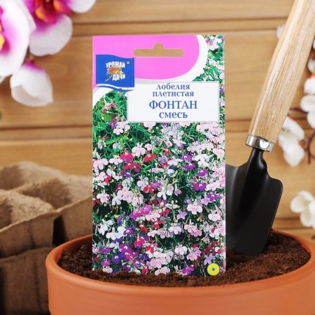 Flower flowers of lobelia climbing "fountain", mixture, 0.03 g-2