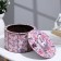 Casket Round "Pink", D-20cm, H-12.5cm