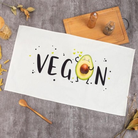 Ethel towel "Vegan" 40x73 cm, 100% cotton, sarzha 190 g/m2