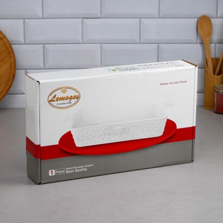 Veronica baking form, 3 l, white, porcelain, Iran-4