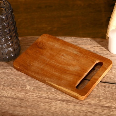 Cutting board 30x20x2 cm, tick tree-1
